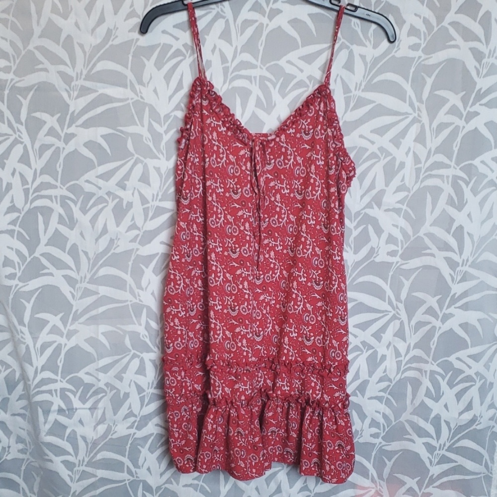 Cute red boho dress